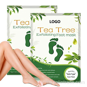 Exfoliating Pembaikan Rough Heels Pelembap Foot Mask Peel